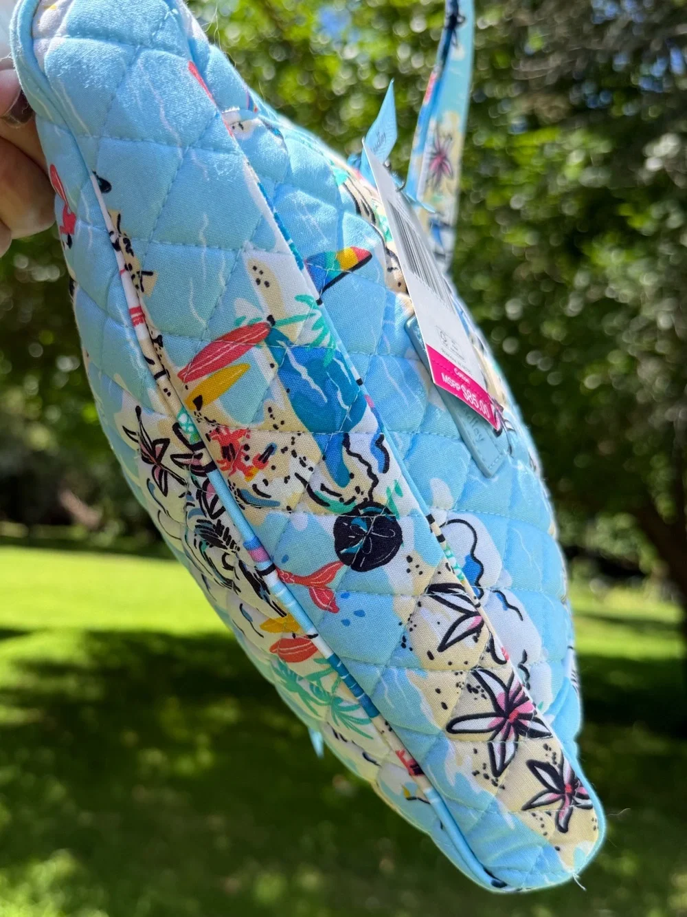 Vera Bradley Hipster Crossbody Bag Beach Treasures NWT Retired Cotton